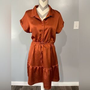 Lucky Brand Rust Maxi Dress